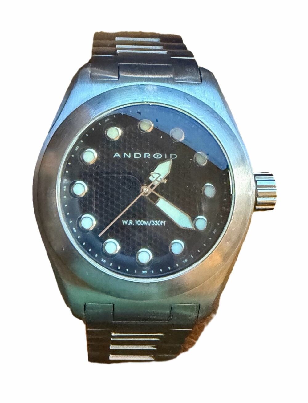 Android USA Men's Wristwatch Stainless Steel 100M Water Resistant